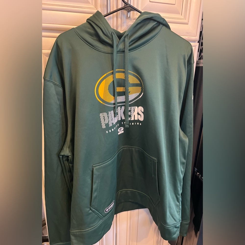 New Era Green Bay Packers Throwback 1/4 Zip Pullover  Sz XXL